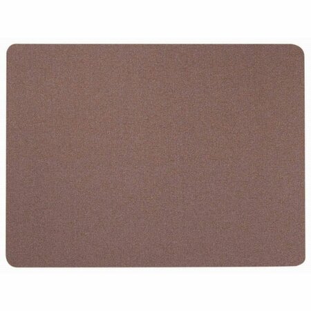 AARCO Fabric Covered Tackable Board Radius Model 36" x 48" Rose Quartz RDF3648003